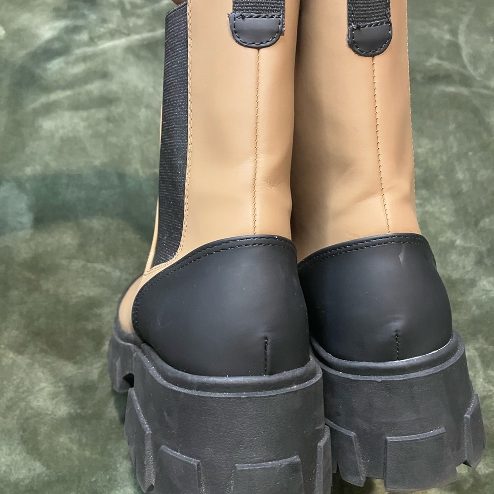 a new day Tan and Black Winter Boots - Picture 2 of 6